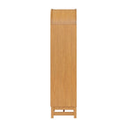 Better Homes & Gardens Juliet Narrow Arch Bookcase, Deep Green and Light Honey