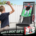 2-in-1 Basketball & Football Toss Arcade