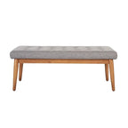 Crosley Landon Acorn Upholstered Bench - 43.25" W x 16" D x 16.88" H