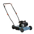 SENIX Gas Lawn Mower, 20-Inch, 125 cc 4-Cycle Briggs & Stratton Engine, Push Lawnmower with Side Discharge, 3-Position Height Adjustment, LSPG-L2, Blue