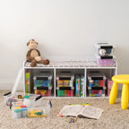 Stack & Pull Storage Box - 5 QT | Black / 10 Pack