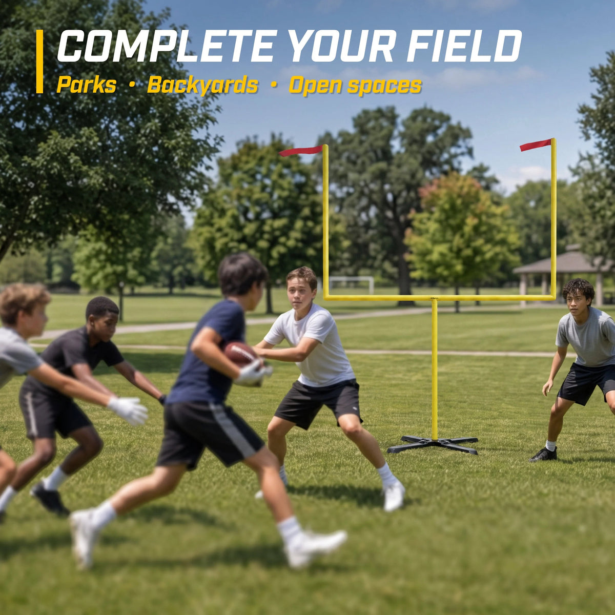 8' x 6' All-Weather Football Field Goal Post