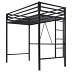 SHA CERLIN Junior Loft Bed Twin Size Heavy Duty Twin Bed Frame