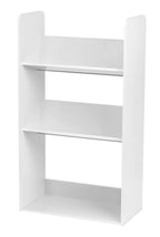 Tilted Book Shelf Rack - 3 Tier | Blue