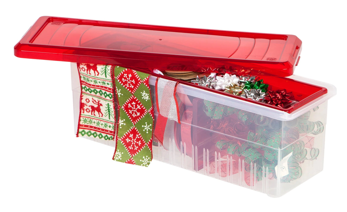 Ribbon Storage Box - 3 Pack - Red