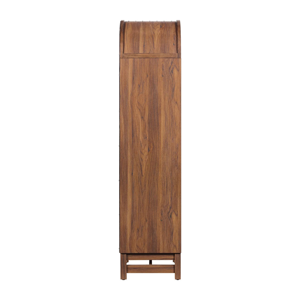 Better Homes & Gardens Juliet Narrow Arch Bookcase, Deep Green and Light Honey