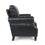Christopher Knight Home Dowd Faux Leather 3-Piece Club Chair and Sofa Set