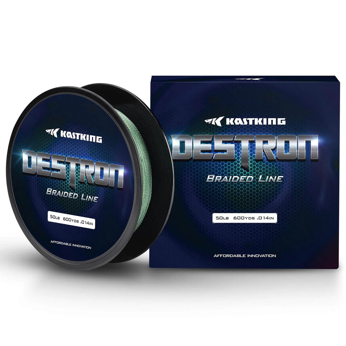 KastKing Destron Braided Fishing Line 150 Yards | Camo / 80 LB