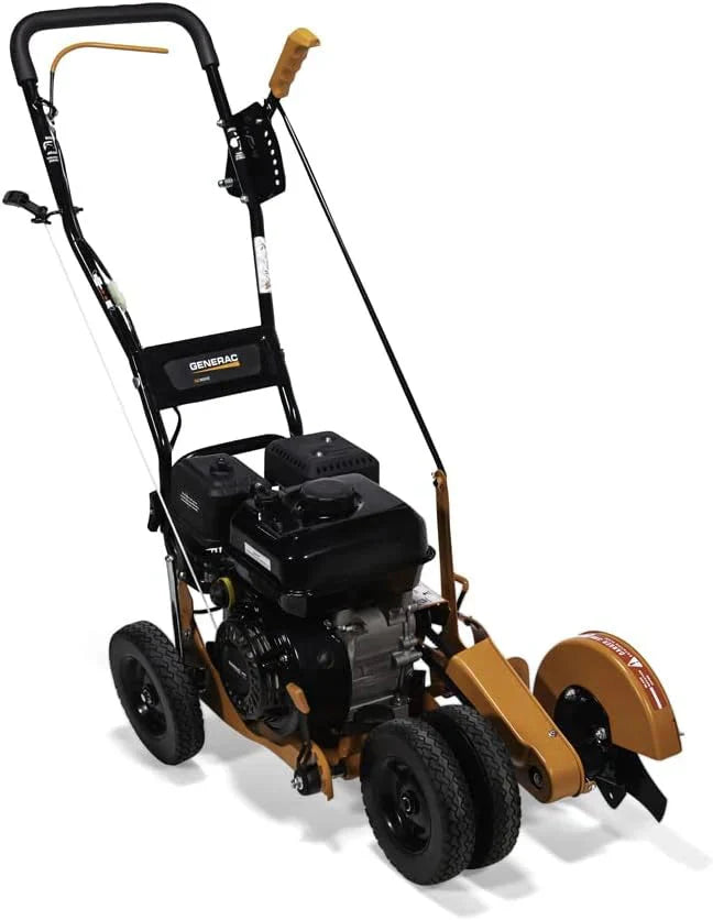 High-Powered 163cc Engine, Start With Ease - Precision Bevel Cutting, Easy Curb Hopping, 6-Depth Adjustments, 4-Wheel Control for Edging with Ease-Generac