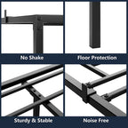 Sturdy Metal Platform Bed Frame - No Box Spring Required