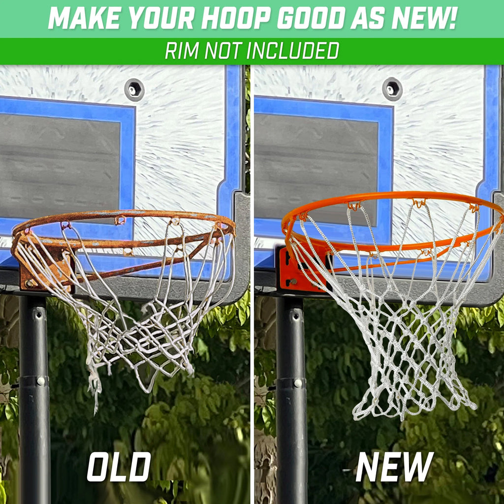 Heavy-Duty Basketball Hoop Replacement Net