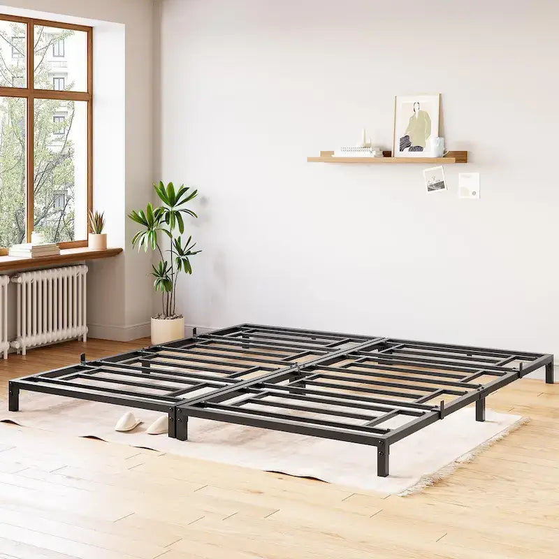 Sturdy Metal Platform Bed Frame - No Box Spring Required