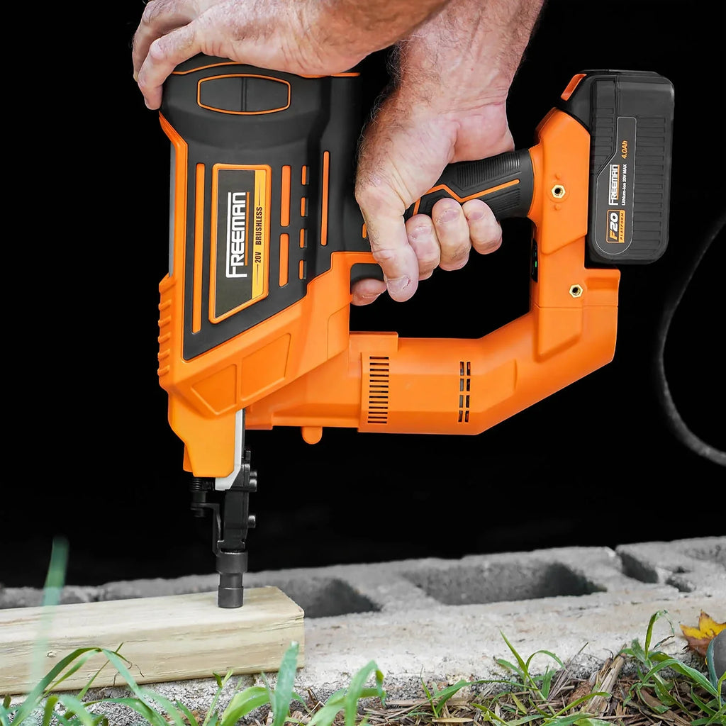 Freeman PE20VTCNPN 20 Volt Cordless and Brushless 3" Single Pin Concrete Nailer (Tool Only) -C 750 Shots per Charge