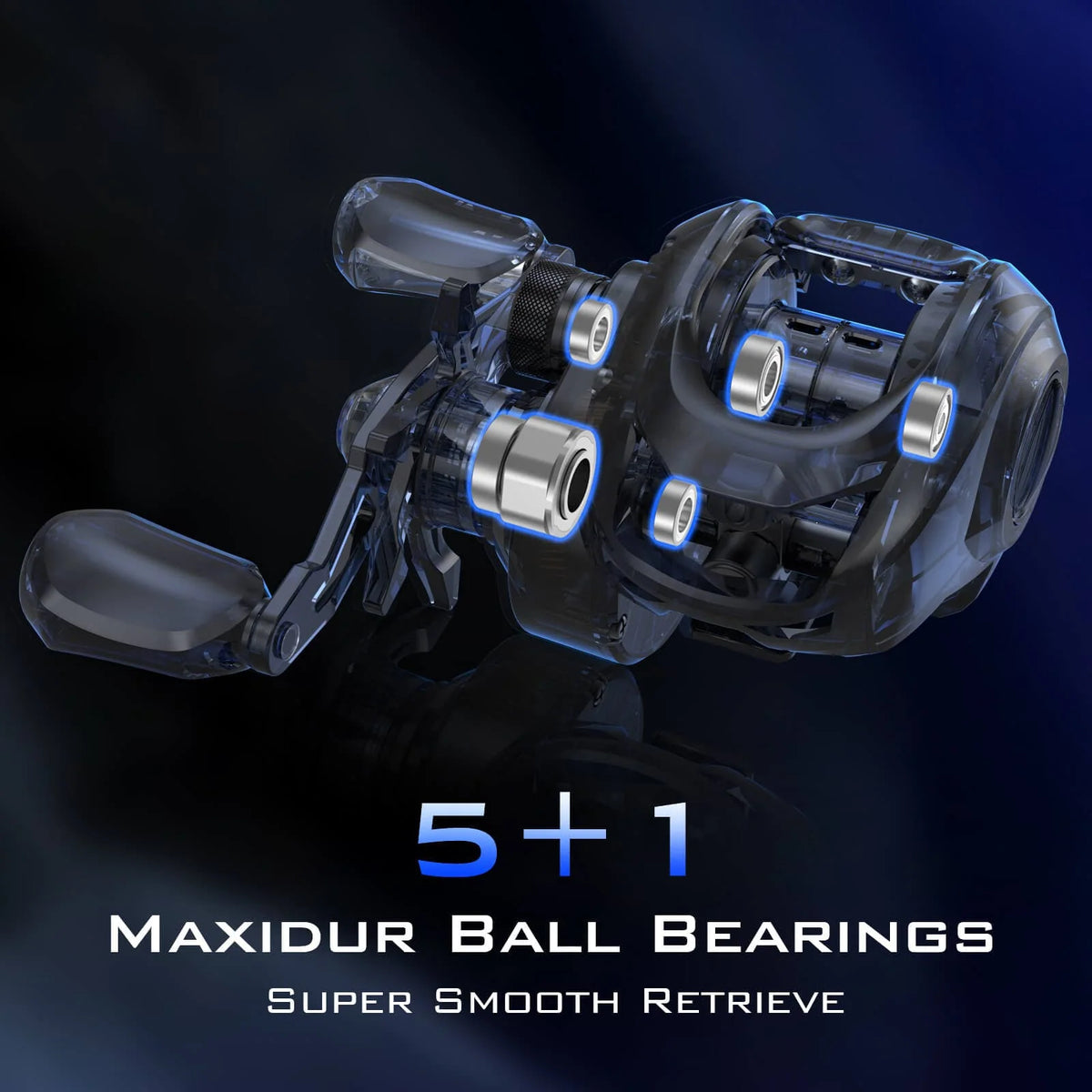 KastKing Centron Lite Baitcasting Reel | Black / 7.1:1 / Right Handed