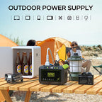 MARBERO 88Wh Portable Power Station 24000mAh Camping Solar Generator Lithium Battery