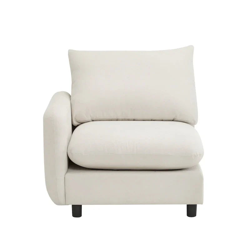 Oversized Modular Sectional Sofa with Plush Cushions and Flexible Layout