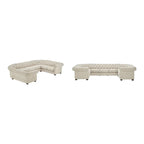 Gdansk 9-Person U-Shaped Chesterfield Sectional Sofa