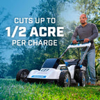 Restored Premium HART 40-Volt Cordless 20-Inch Push Mower (1) 6.0 Ah Lithium Ion Battery (Refurbished)