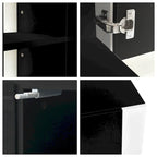 Contemporary TV Stand with Electric Fireplace - Fits TVs Up to 78 Inches