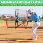 7' x 7' Baseball & Softball L Screen