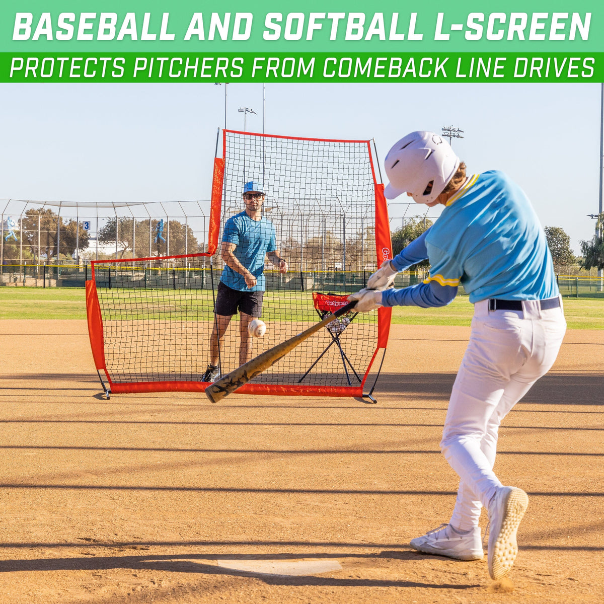 7' x 7' Baseball & Softball L Screen