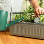 EZ Self-Watering Herb Planter with Trellis Gen 2 | Sage Green