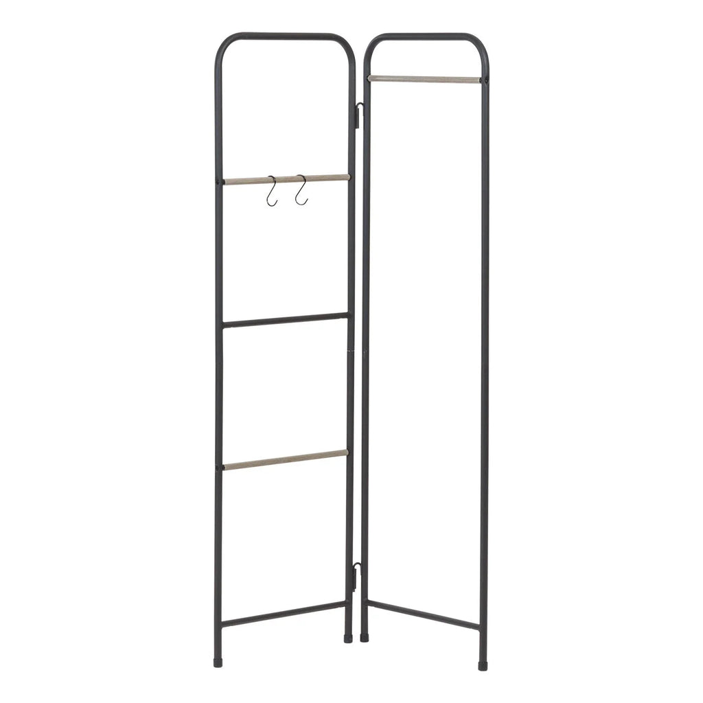 Metal Garment Rack - Foldable | Black