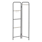 Metal Garment Rack - Foldable | Black