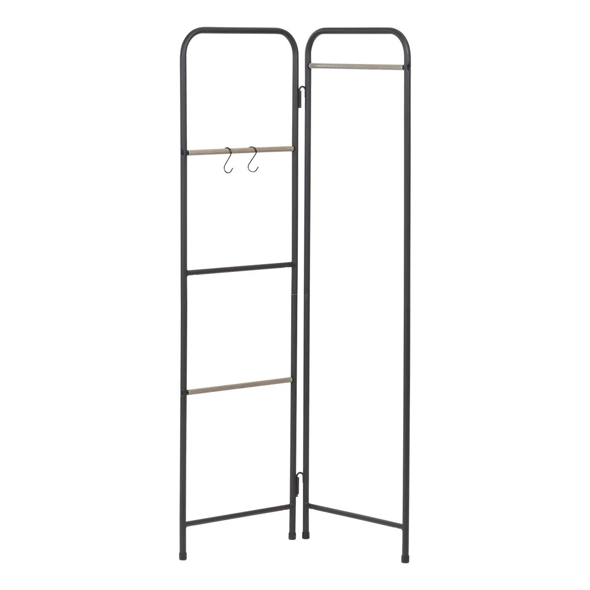 Metal Garment Rack - Foldable | Black