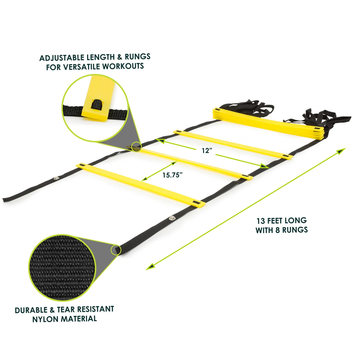 Speed Agility Ladder | 8 rungs
