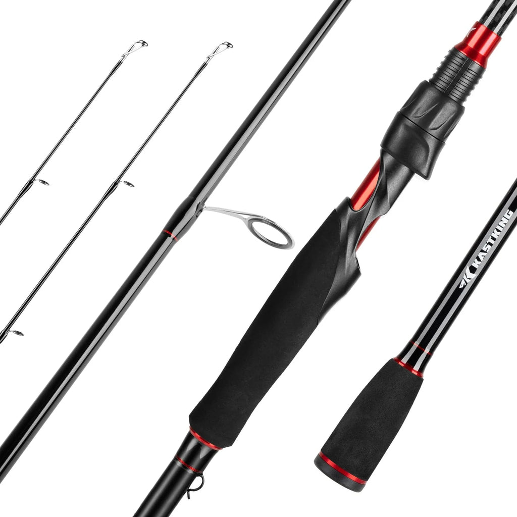 KastKing Brutus Twin-Tip Spinning Rod | 6'0" / Fast-Medium Light-2+ Extra Tip