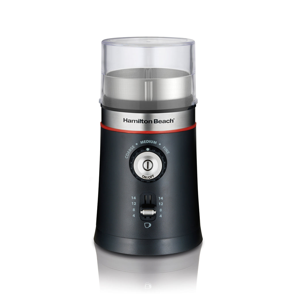 Hamilton Beach Custom Grind Coffee Grinder, Removable Stainless Steel Chamber