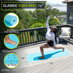 Classic Yoga Mat 1/8-in | Aqua