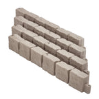 Fake Stone Landscape Edging 46.8x3.9 in Lawn Edging Border Fade - Resistant No Dig