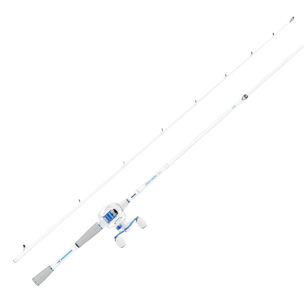 KastKing Centron Lite Baitcaster Rod and Reel Combo | 6'6"/Moderate Fast-Medium/Right Handed/2pcs