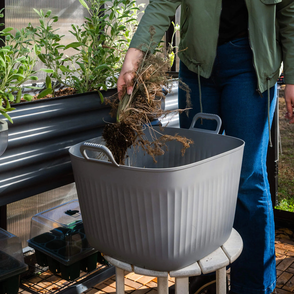 Vego FlexTrug - 12 Gallon Tub | Fog Gray