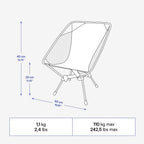 Quechua 500 Ultra-Compact Camping Chair 2026