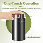 Wancle Electric Coffee Grinder, Quiet Spice Grinder, One Touch Coffee Mill for Beans