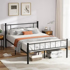 Futzca Bed Frame Featuring Headboard and Footboard