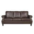 Christopher Knight Home Dowd Faux Leather 3-Piece Club Chair and Sofa Set
