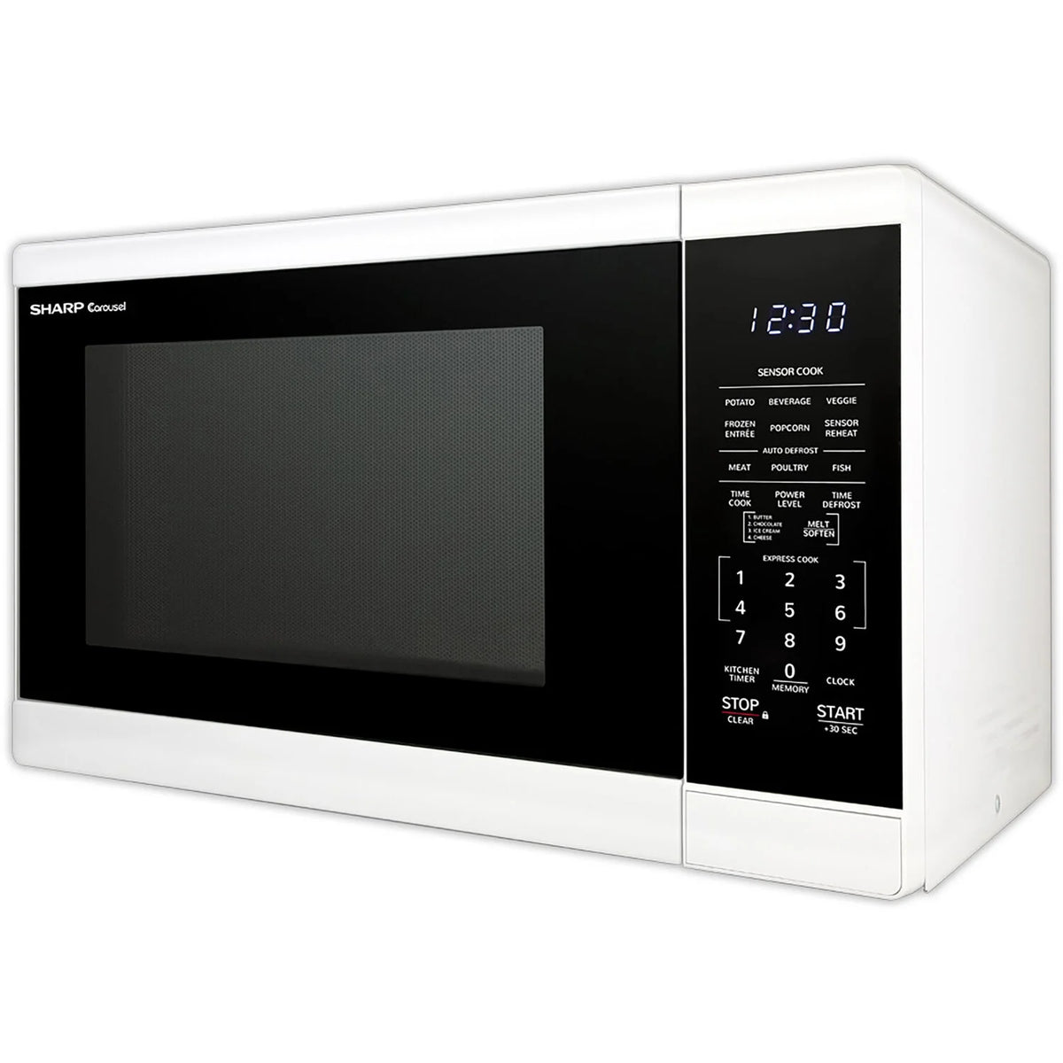 Sharp 1.4 - Cu. Ft. Countertop Microwave Oven in Black