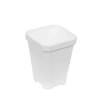 3.3" Heavy Duty Seed Starting Pots with Inserts | White / 36 pots - 2 inserts