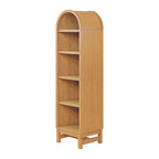 Better Homes & Gardens Juliet Narrow Arch Bookcase, Deep Green and Light Honey