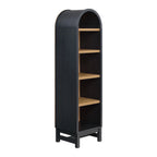 Better Homes & Gardens Juliet Narrow Arch Bookcase, Deep Green and Light Honey