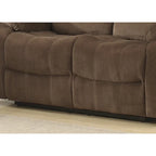 Bill Contemporary Brown Reclining Living Room Set - 2 Pieces