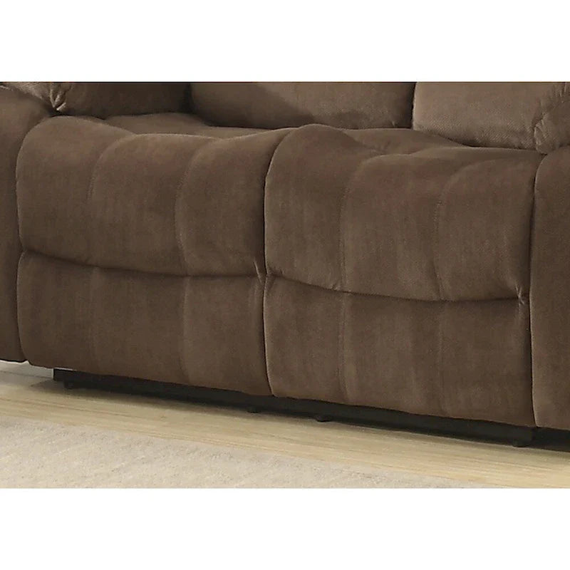 Bill Contemporary Brown Reclining Living Room Set - 2 Pieces
