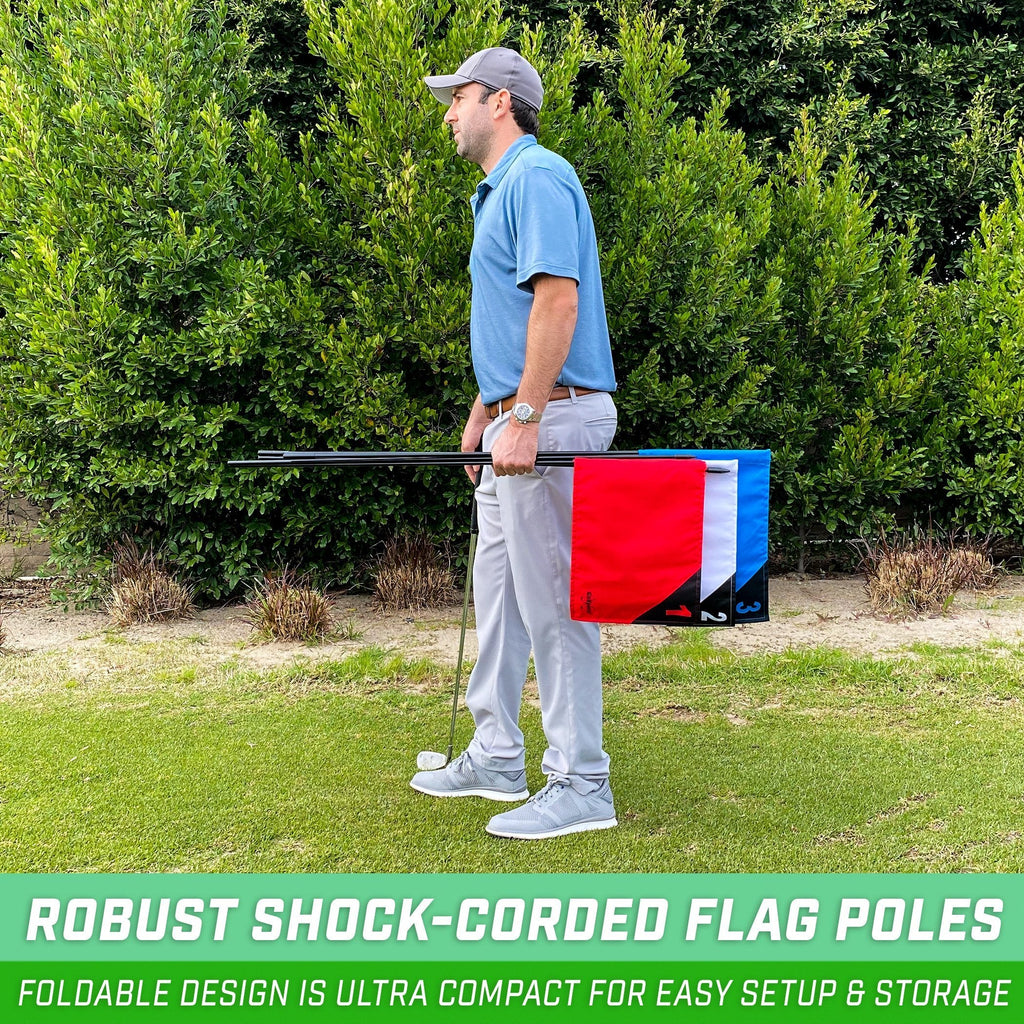 Golf Practice Flags, 3-pk