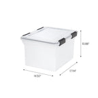 File Box (Letter Legal), WeatherPro - 32 qt. (8 gal.) - Gasket Box | 1 Pack / Clear Swatch