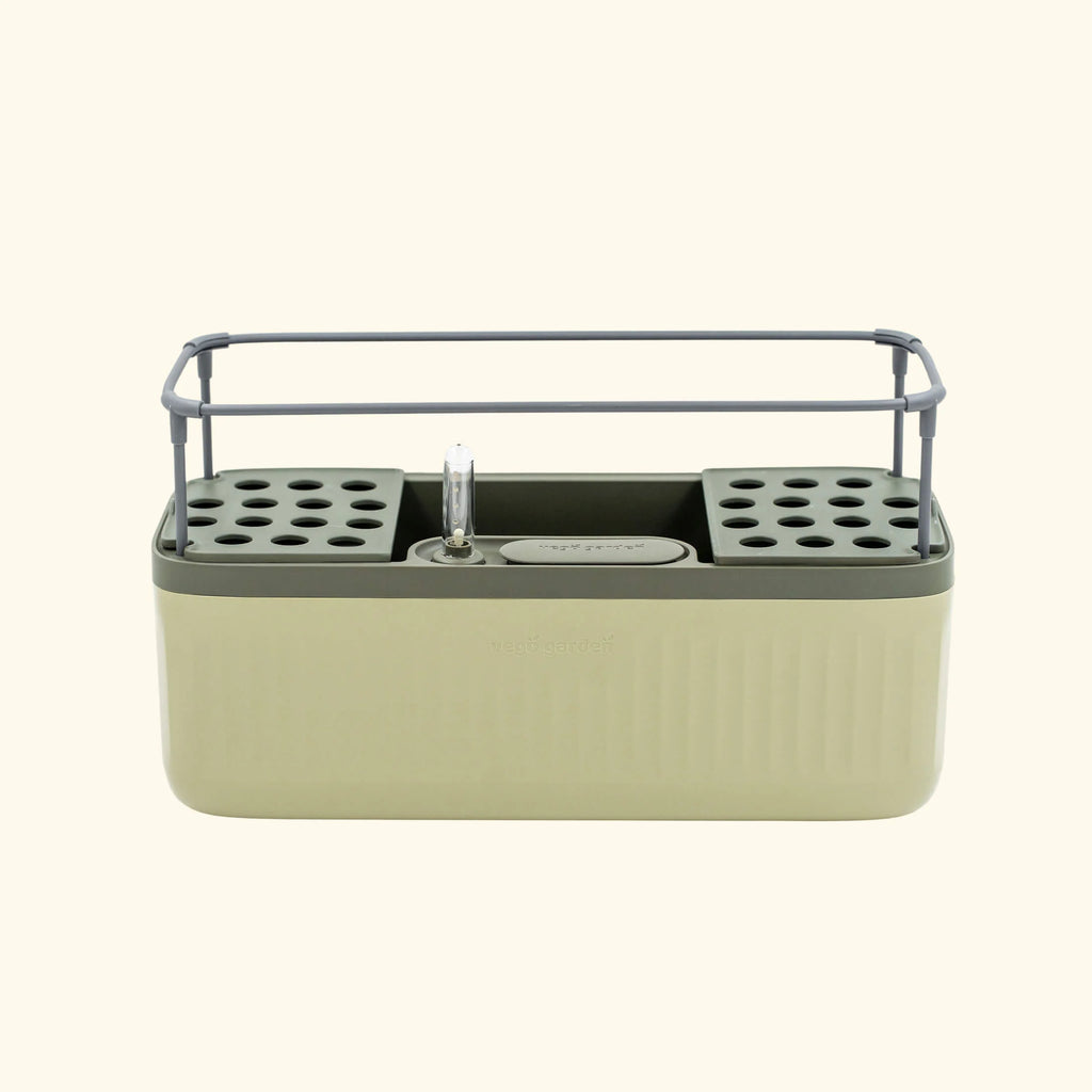 EZ Self-Watering Herb Planter with Trellis Gen 2 | Sage Green