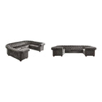 Gdansk 9-Person U-Shaped Chesterfield Sectional Sofa